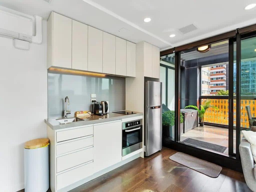 Two Bedroom Apartment - Large Balcony Central Auckland Bagian luar foto