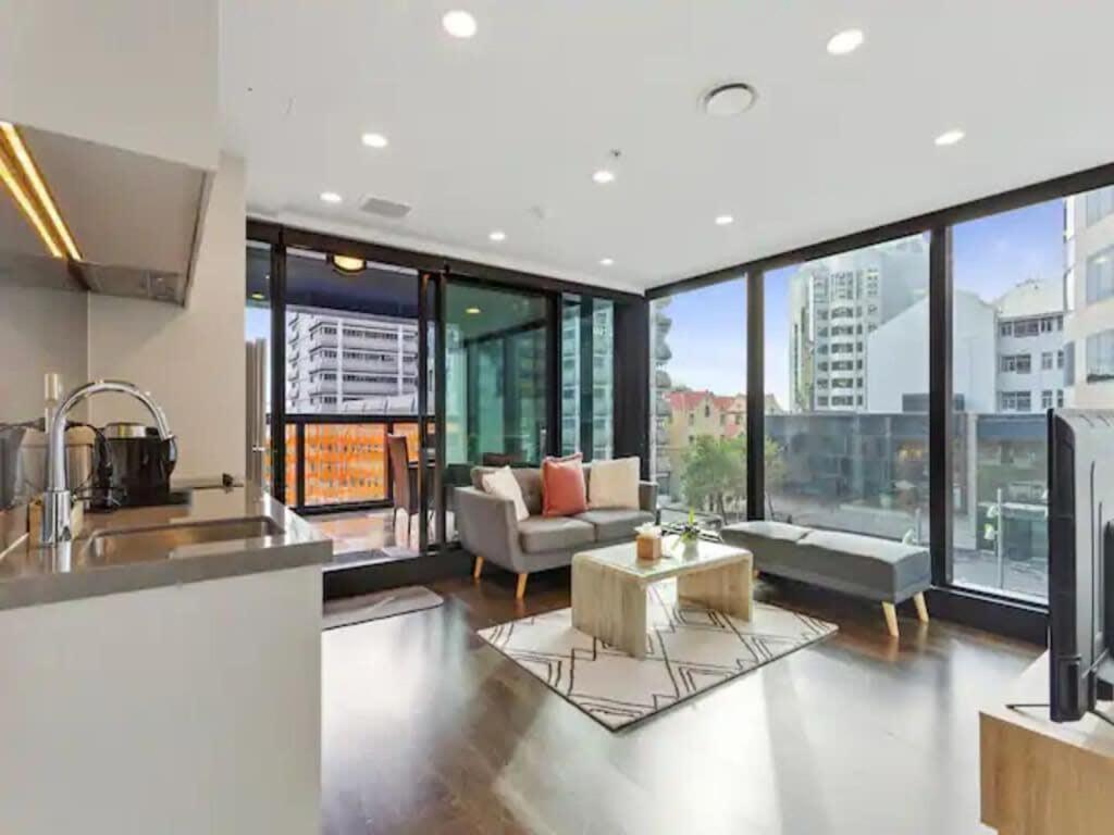 Two Bedroom Apartment - Large Balcony Central Auckland Bagian luar foto